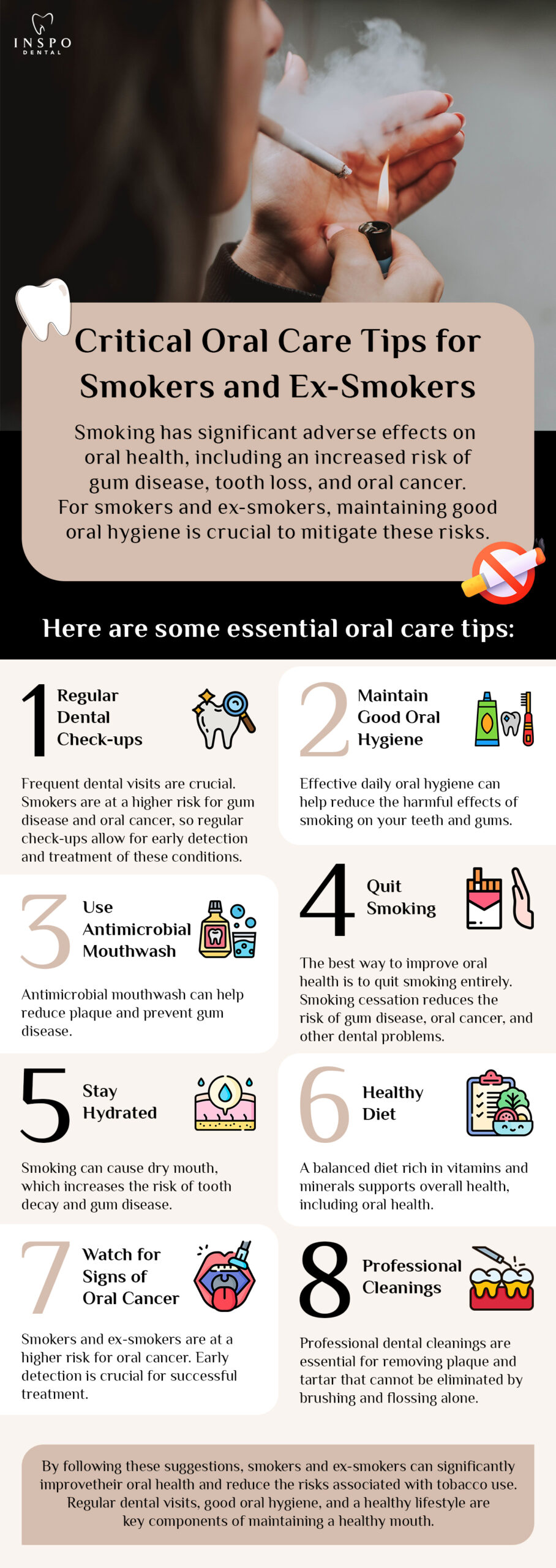 Critical Oral Care Tips for Smokers and Ex-Smokers - Inspo Dental